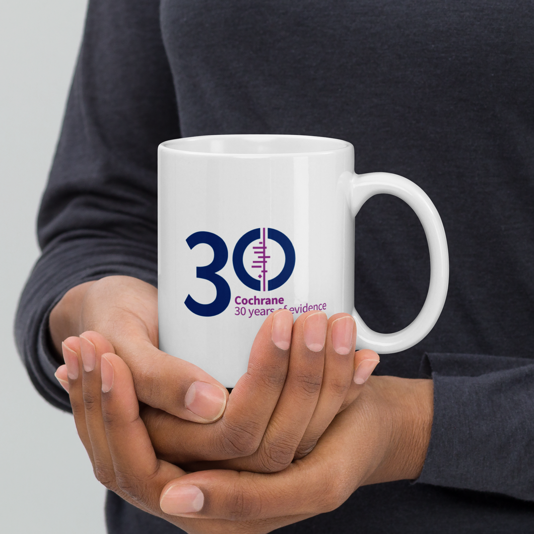 30th Anniversary I Wrote a Cochrane Review Mug