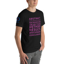 Load image into Gallery viewer, Abstract text Short-Sleeve Unisex T-Shirt
