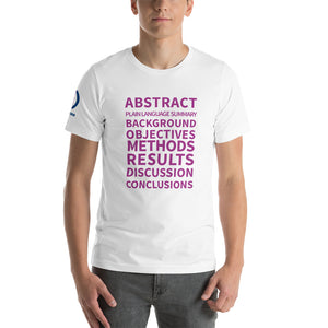 Abstract text Short-Sleeve Unisex T-Shirt
