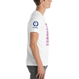Abstract text Short-Sleeve Unisex T-Shirt