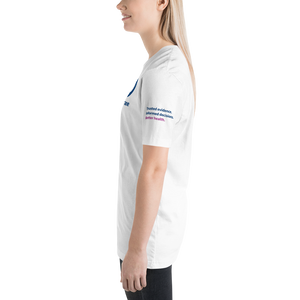 Cochrane Stacked Chest logo Short-Sleeve Unisex T-Shirt