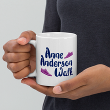 Load image into Gallery viewer, Anne Anderson Walk/Diversity in Cochrane White glossy mug
