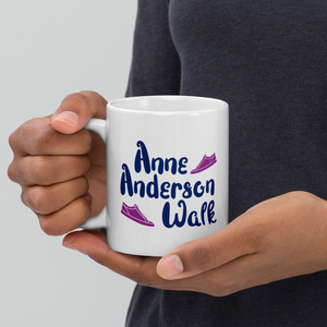 Anne Anderson Walk/Diversity in Cochrane White glossy mug